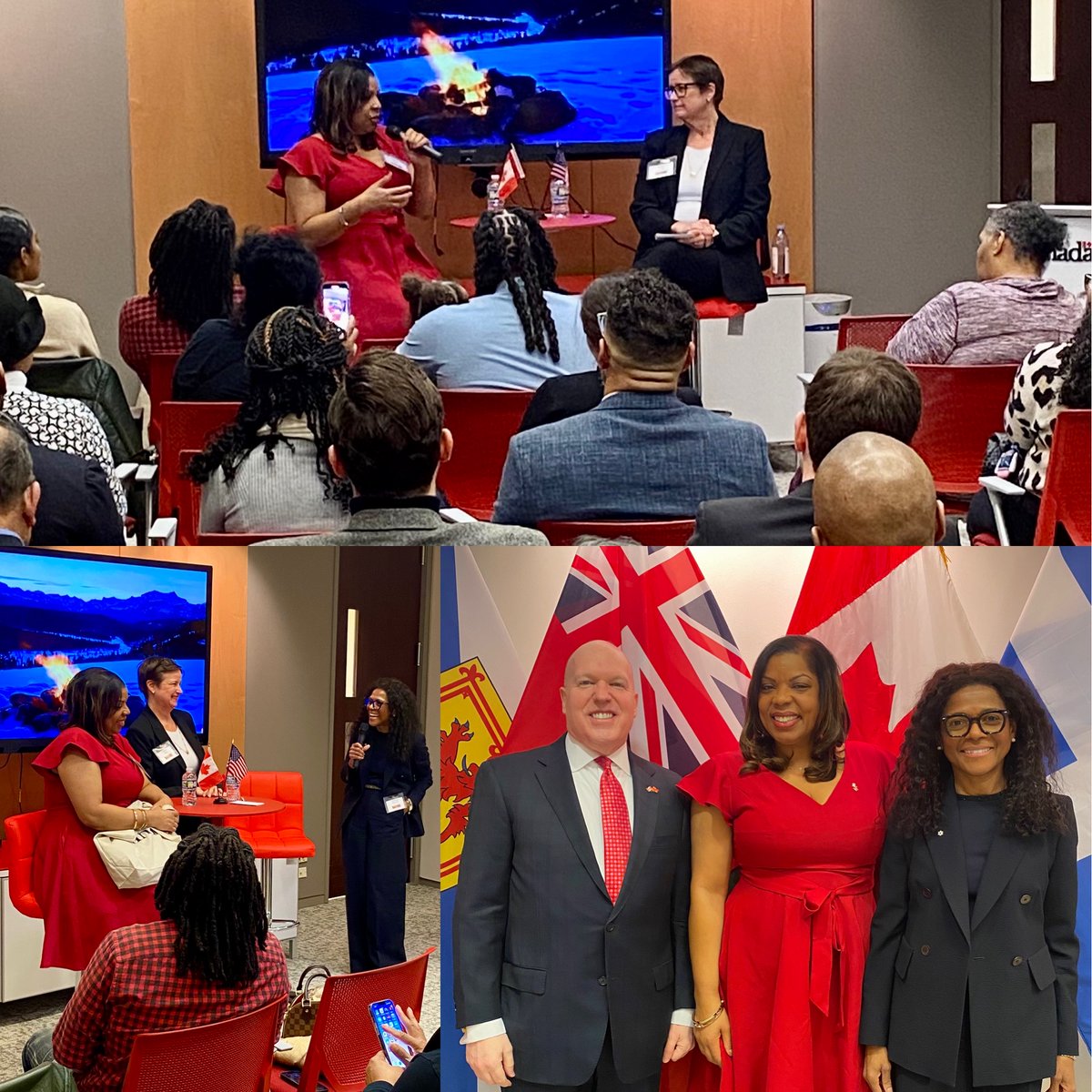 Chicagoan Robin Moore's work in uncovering her family genealogy has led to new understanding of Black history in Ontario &amp; the Underground Railroad links to Canada. She shared the U.S.-Canada story at our #BHM2025 fireside chat yesterday. Her story: cbc.ca/news/canada/lo…