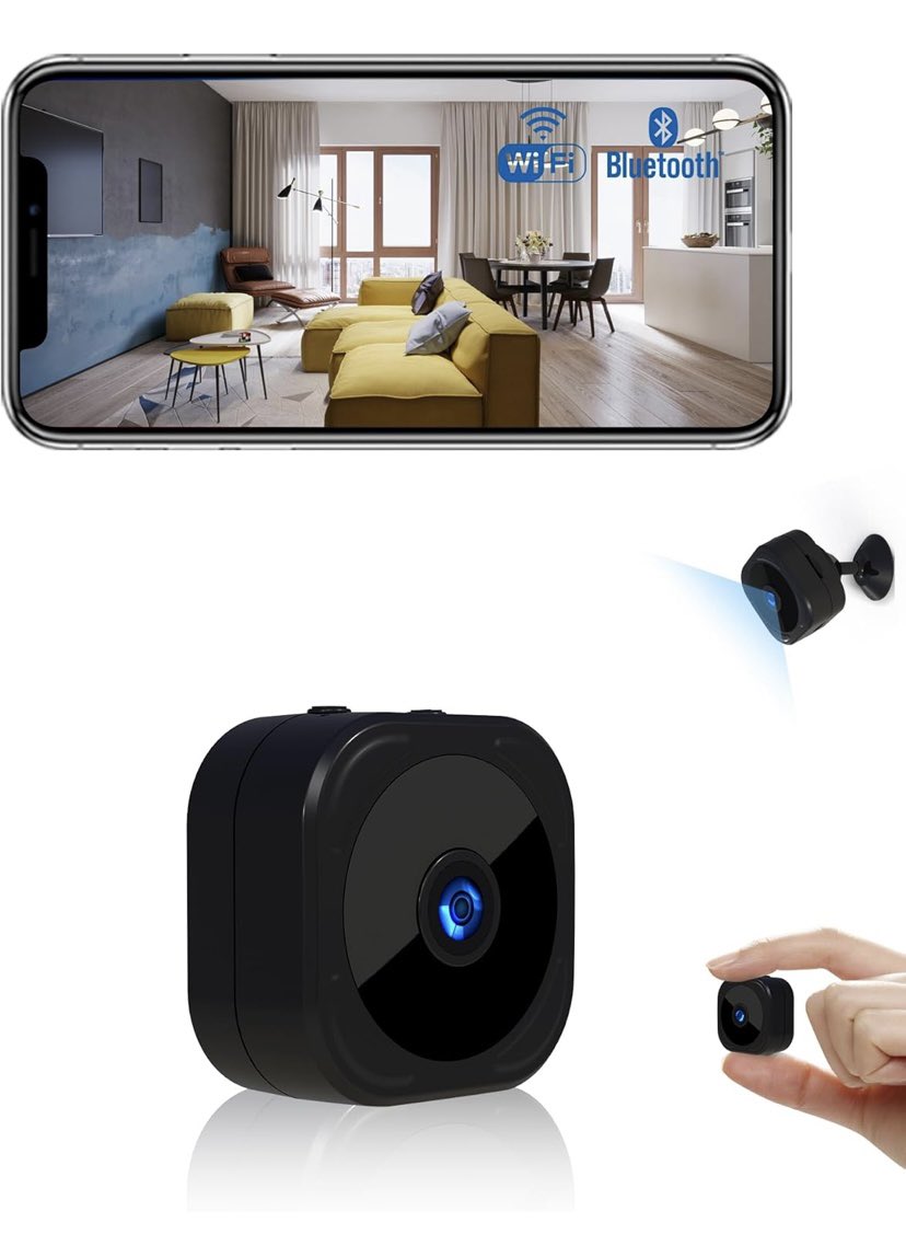 tecnomarkia's tweet photo. AOBOCAM Camara Espia,1080P Bluetooth Mini WiFi Cámara para Ver En El Movil, Interior/Exterior Mini Cámaras De Vigilancia inalambricas con Visión Nocturna Detección De Movimiento

🔥-15%!!!📉
🤪21,24€!!!🎉

https://t.co/eZEq2mX7it

#oferta #camaraespia https://t.co/pigaw6Tp1R