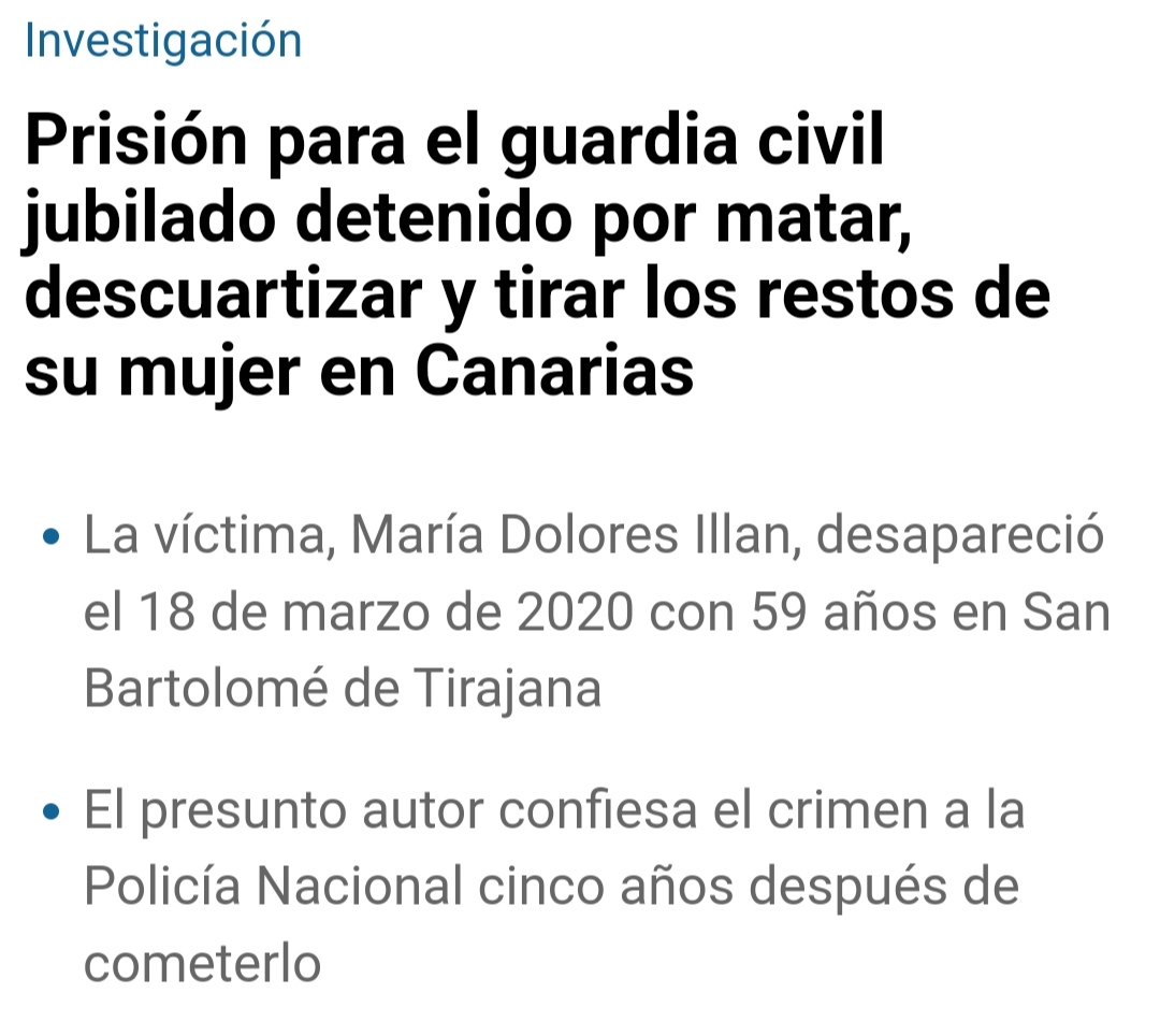 CristianBilba12's tweet photo. 3 noticias solo de hoy:

- A prisión tras matar, descuartizar y tirar los restos de su mujer.

- 10 años de cárcel después de violar a su nieta durante 5 años.

- Condenado después de abusar sexualmente de una anciana de 81 años.

No todos los hombres pero siempre un hombre. https://t.co/lRUkx5jlDq