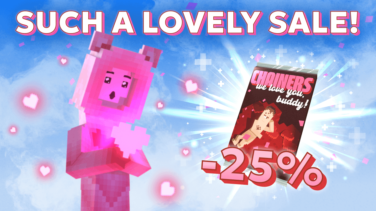 ChainersGame's tweet photo. 💗🏷LOOOOVELY #SALE ON CHAINERS GAME! 🏷💗

Only during Valentine's Week ❣️ can you snag your fav boosters with a 25% DISCOUNT! 🔥

Hurry and choose the best booster for you — affordable and rewarding! 🤓☝️
They will POOF 💨 on February, 17!⏳

(I guess THIS is true love) 🤭

Drop the booster you want in da comments below, share your strategy! 💬

#web3 #farm #shop