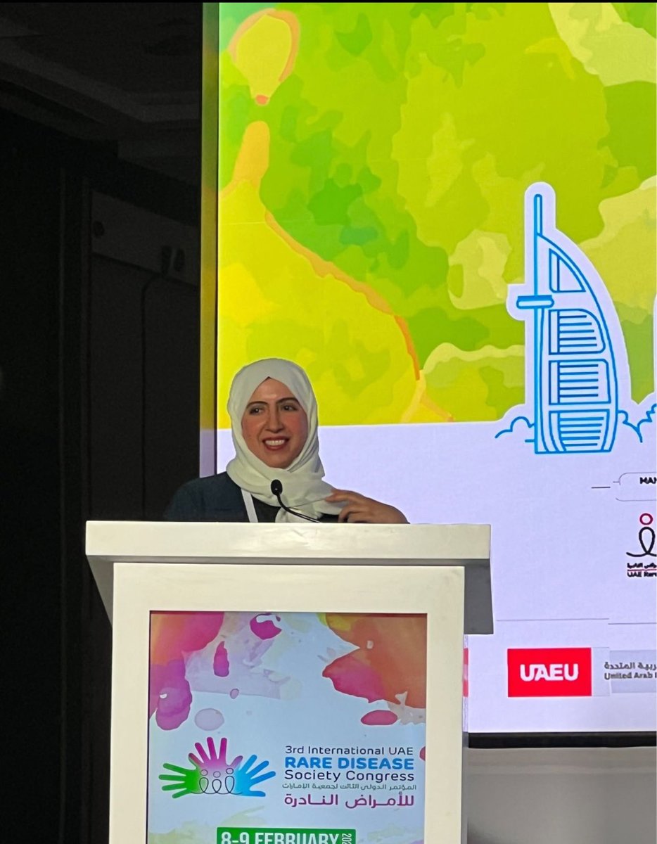 Dr_EmanRT's tweet photo. I am honored to have led the 3rd International UAE Rare Disease Society  Congress 2025 which was held from February 8-9 in Dubai, alongside my esteemed colleague and friend, Mrs. Nafisa Tawfiq, President of the @UAERDS https://t.co/X8WvRsztPd