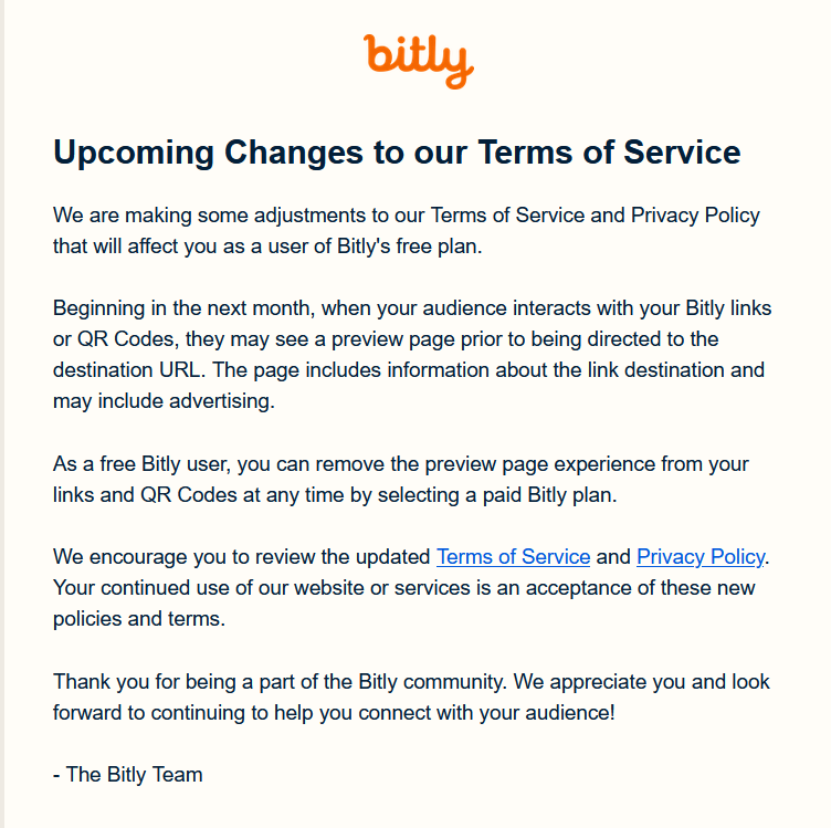 peakminute's tweet photo. I will delete my bitly account... https://t.co/tvXynZNJtm