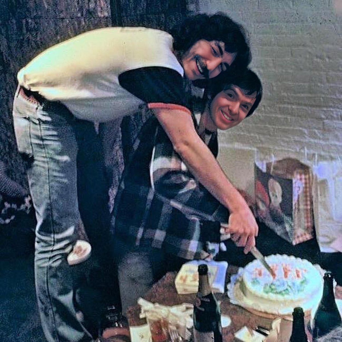 Way back when the earth was still cooling and we celebrated our birthdays together! Happy birthday Peter!