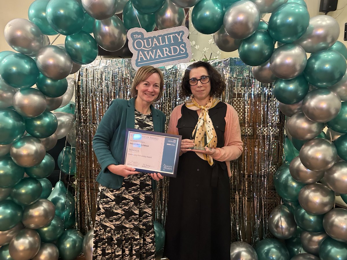 Congratulations to Fircroft Primary School, winner of our Community Partnership Award!  🤝

From supporting mental health awareness days to hosting celebrations like carol singing at Chapel Square, Fircroft has been a fantastic partner. 

#QualityAwards