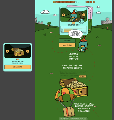 enparadice's tweet photo. One of the biggest challenges of the revamp of @crittersquest website we are migrating too is the info page, trying to make sure that all this complicated tech, is simplified down enough to where a child can understand. Many drawing boards, many redos, nailing this part of the revamp imo is crucial for onboarding the mass, and Im trying to make sure we cover it all.

What has been the hardest part of Master Edition for you to understand?👇