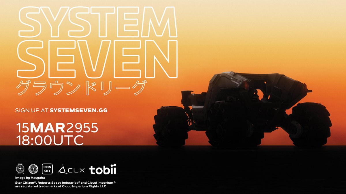 Get ready, racers! System 7 is bringing brand-new Pyro races this year! 🚀🔥

Form your team, qualify, and compete against the best in #starcitizen! 🏁

📋 Sign up now: systemseven.gg/register
⏳ Registration closes March 8th