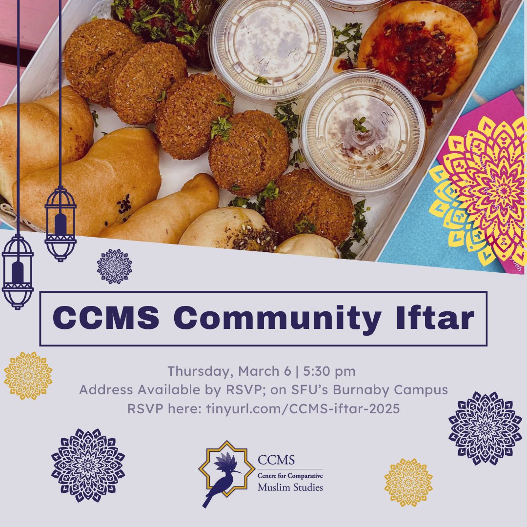 The Centre for Comparative Muslim Studies @ SFU tweet media