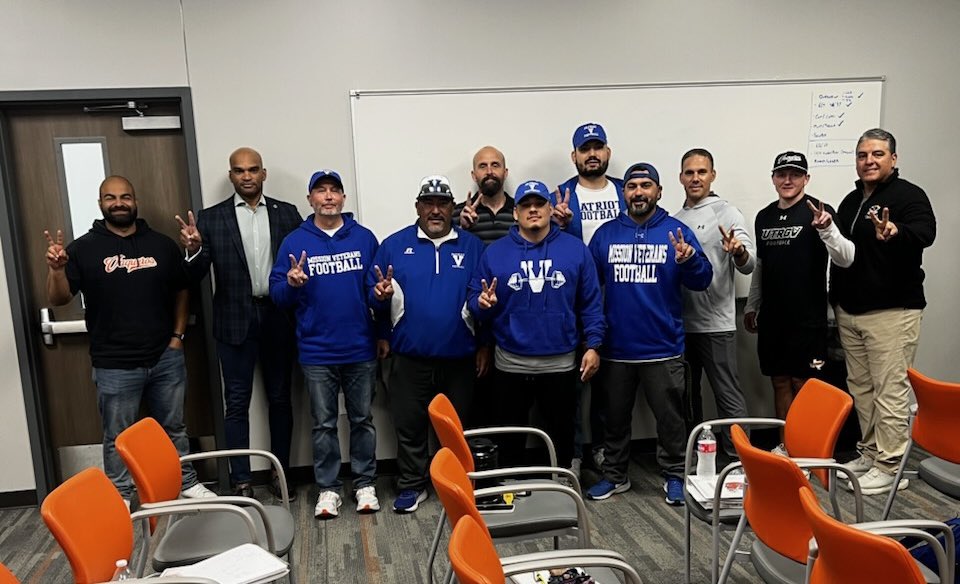 We GREATLY APPRECIATE Coach Bush and the <a href="/UTRGVFootball/">UTRGV Football</a> coaching staff for meeting with our football coaches today as we strive to improve our program. It is very beneficial to us and we will get better today thanks to their willingness to share their knowledge with us!!!!
