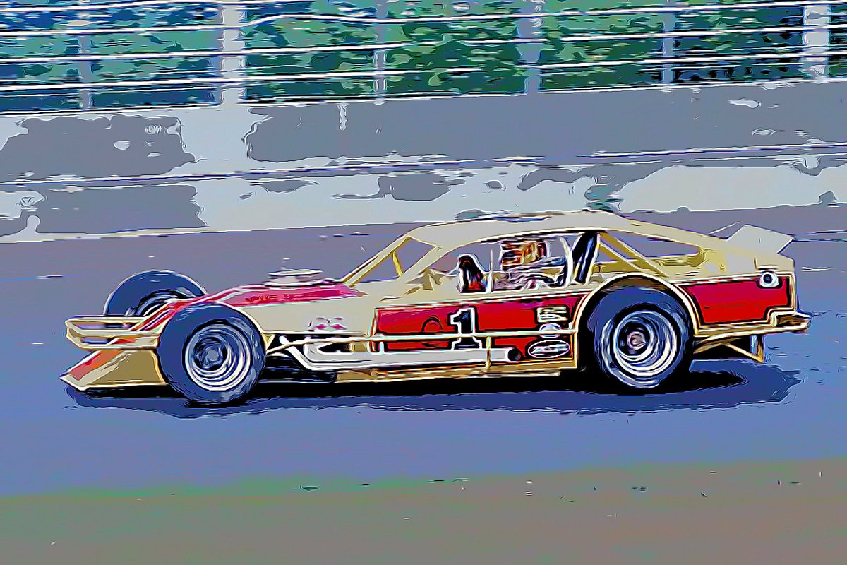 RaceChaser77's tweet photo. Doug Heveron - #pavementmodified #80s @OswegoSpeedway #YoungOne @TroyerRaceCars #DougHeveron #OswegoSpeedway #BigO #digitalart #fanart #wallart #MotorSportsArt #racingart @RoCModSeries https://t.co/5BxYfVWDQb
