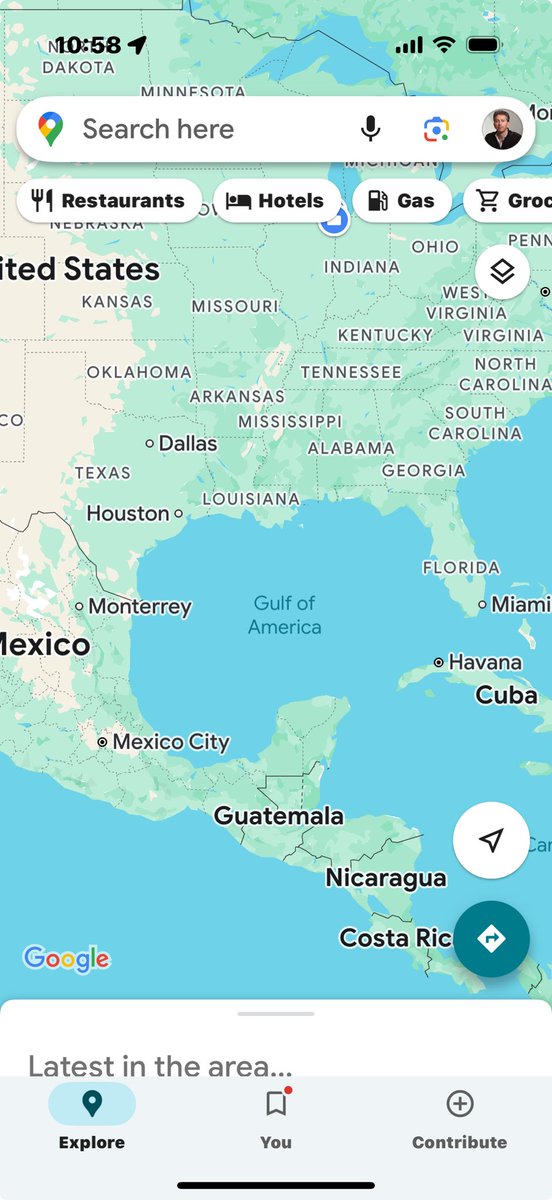 Anyone else notice this on Google Map?