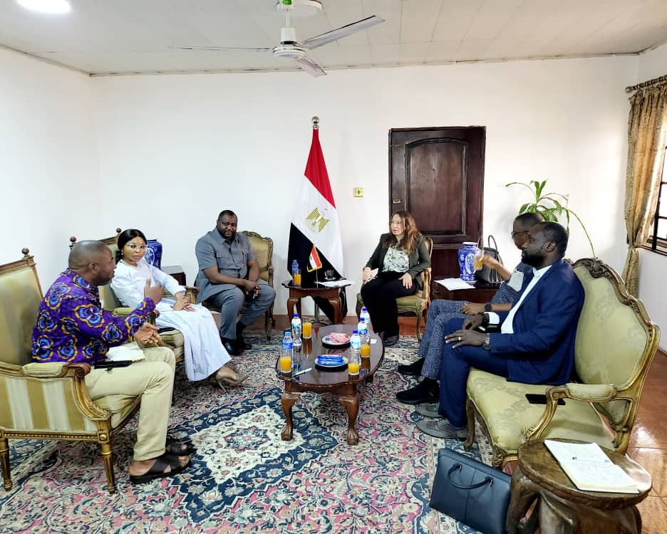 NIB Paid a Courtesy Call on Egyptian Ambassador to Sierra Leone.
Key action points emerged:
•Host a breakfast meeting with existing Egyptian investors in Sierra Leone
•Organize a business forum in Sierra Leone or Egypt
•Plan an Egyptian trade fair 
m.facebook.com/story.php?stor…