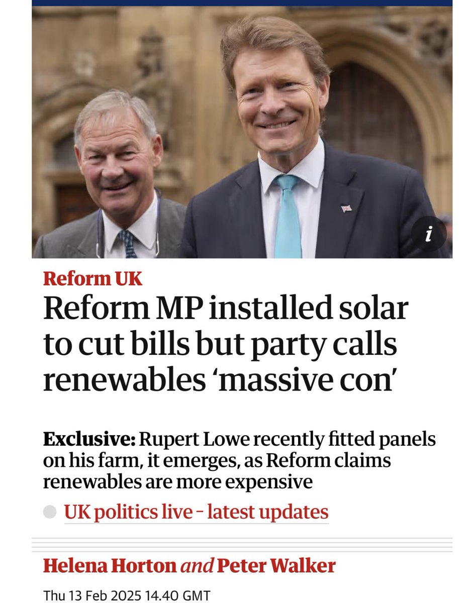 MickCoffey2's tweet photo. Saying this whilst putting solar on their farms.
#NetZeroNow https://t.co/PfUTnE9xI4