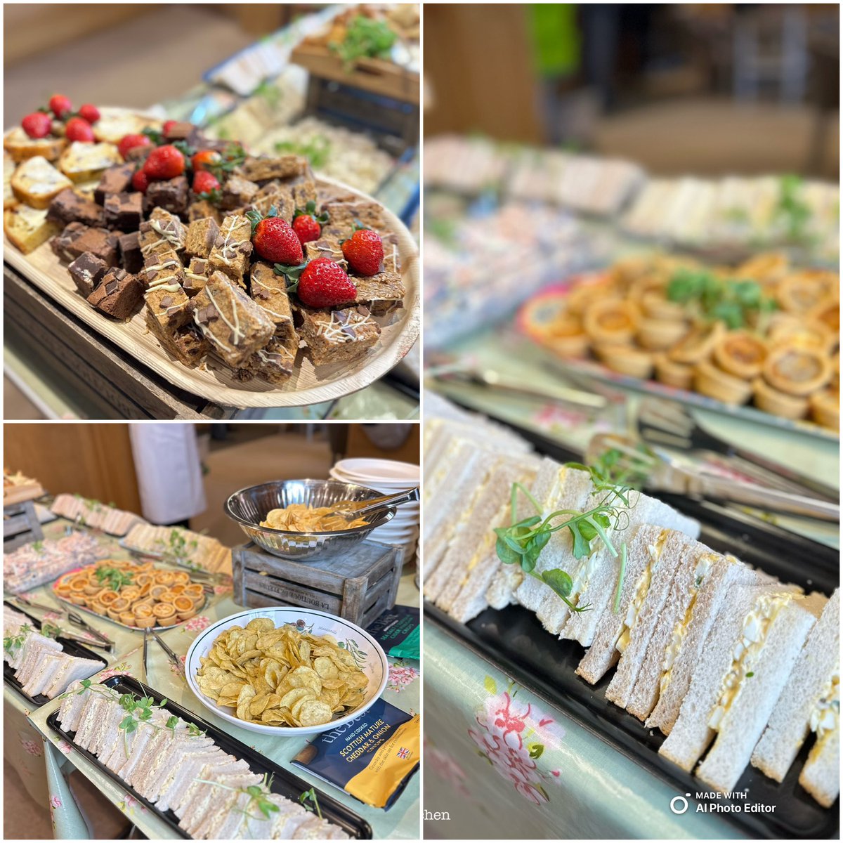 RachAlsKitchen's tweet image. One of today’s #coldbuffets … a #funeraltea all set up and ready … we stayed to ensure the #buffettable was kept tidy and everything was cleared away … #catering #cateringforalloccasions #melthamcaterers #professionalcatering …