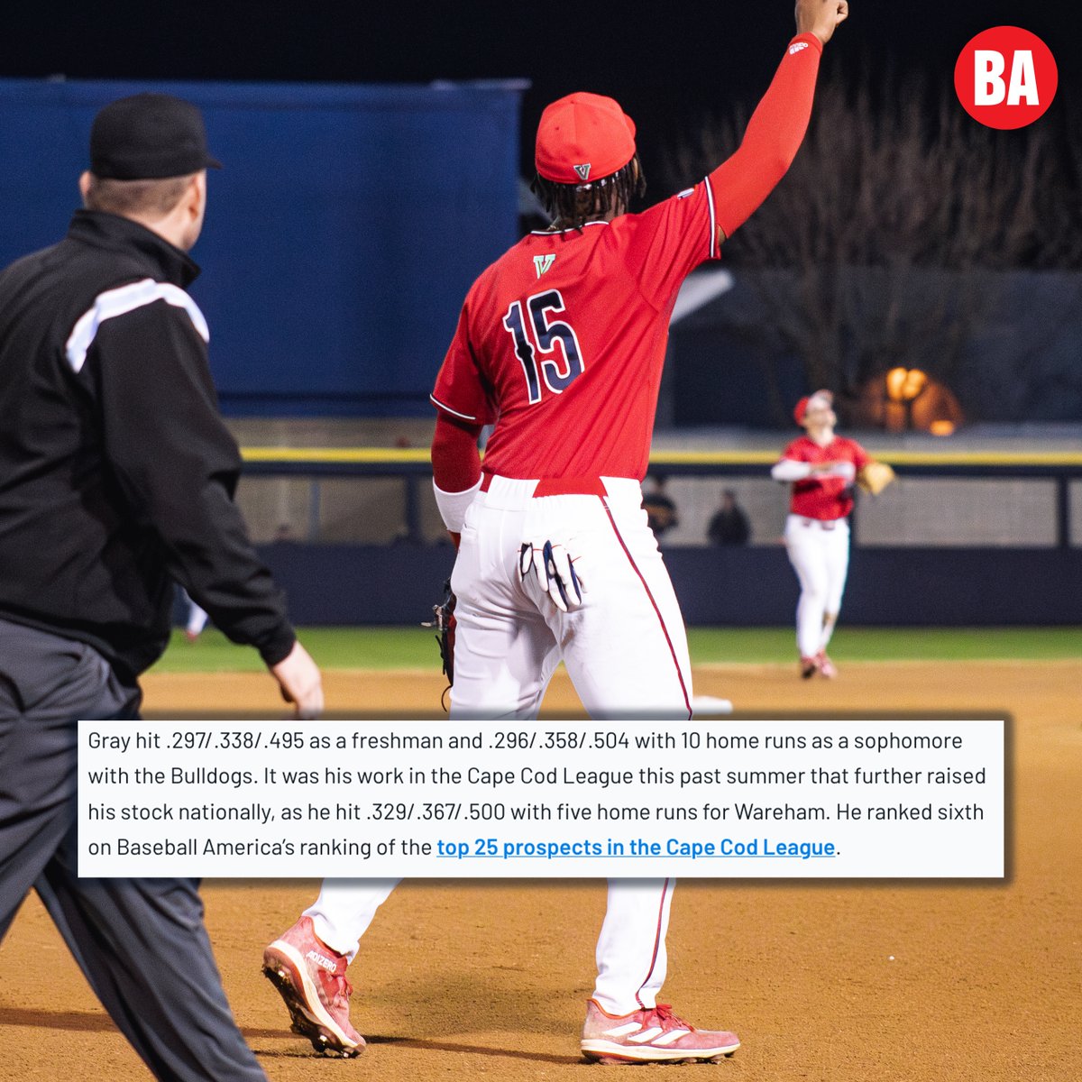 Murf Gray is so easy to root for 👏

A standout prospect on the field and a standout person off the field 

baseballamerica.com/stories/meet-m…