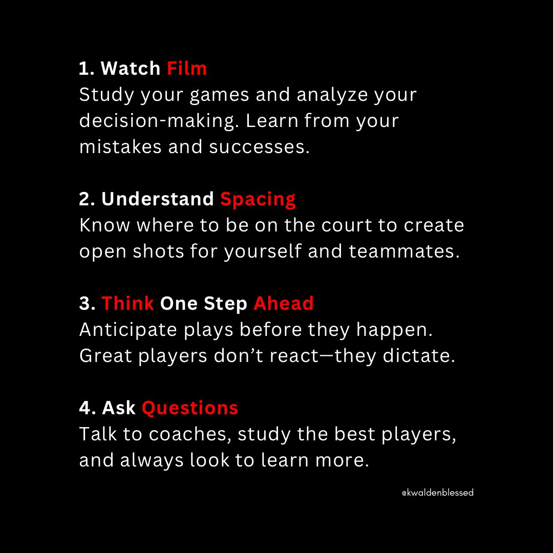 Basketball IQ separates good players from great ones. The smartest player on the court always has the advantage! 🧠📝

#basketball #basketballiq #basketballtraining