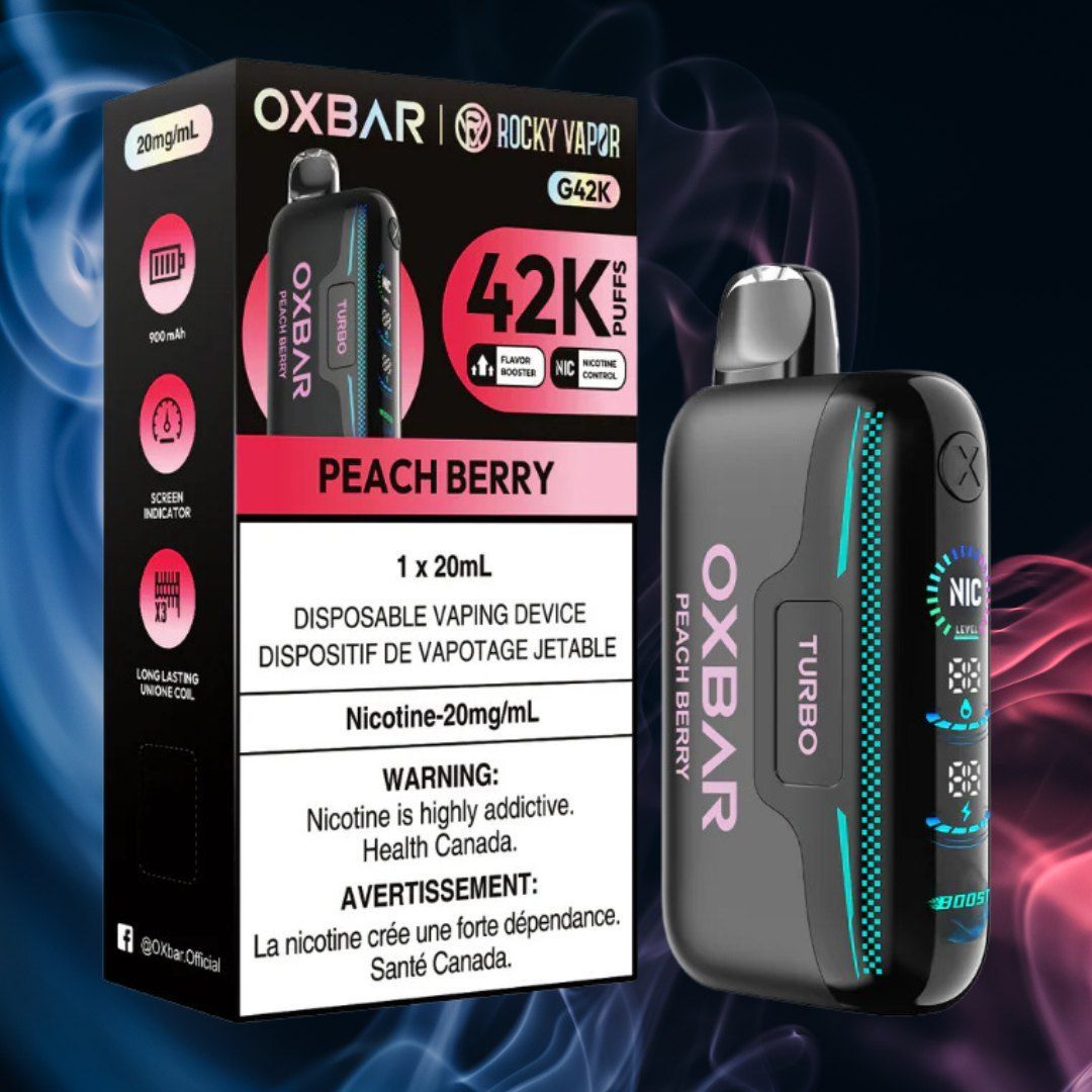 GordsSmokeShop's tweet image. The Oxbar G42K Disposable packs 42,000 puffs in a sleek, compact design. Triple mesh coils, adjustable airflow, and Flavor Booster Tech? Yeah, it’s a cloud chaser’s dream. 🌬️✨

#OxbarG42K #LocalSmokeShop