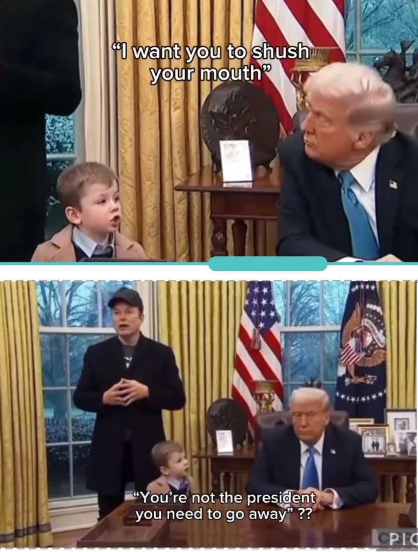 This really makes us wonder what Elon is telling his kid.