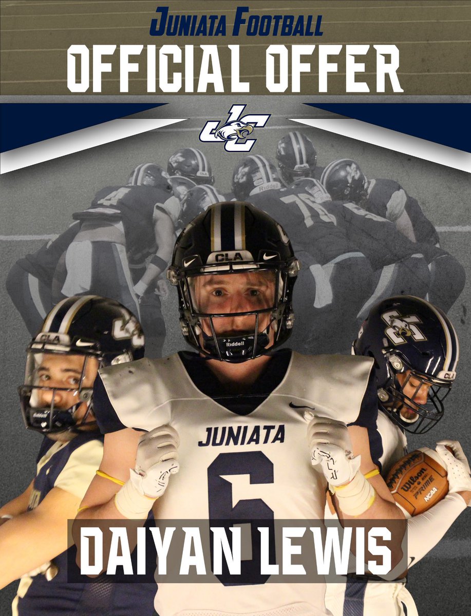 Daiyan Lewis (@daiyan_lewis) on Twitter photo After a conversation with <a href="/LucPolglaze/">Coach Luc Polglaze</a>, I’m blessed to receive an offer from <a href="/JuniataFootball/">Juniata College Football</a>! After a conversation with <a href="/LucPolglaze/">Coach Luc Polglaze</a>, I’m blessed to receive an offer from <a href="/JuniataFootball/">Juniata College Football</a>!