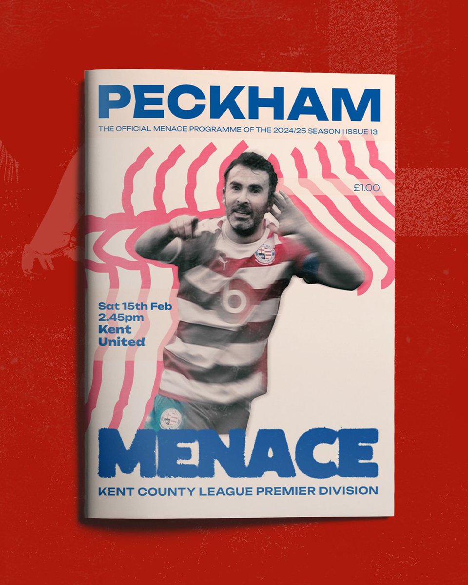 Peckham Town FC (The Menace) (@peckhamtownfc) on Twitter photo β½οΈ HOME ON SATURDAY β½οΈ
π€ #Menace v <a href="/kentunitedfc/">Kent United</a>
π Premier Div, <a href="/KCFL1516/">Kent County FL News</a>
π KO: 2.45pm, Saturday 15th Feb
ποΈ Menace Arena, SE21 7EU
π° Β£5 adults with programme
π€ Β£1 raffle entry
πΊ Menace Bar open
β₯οΈβ½ππΉππβ½β₯οΈ
#Peckham #Dulwich β½οΈ HOME ON SATURDAY β½οΈ
π€ #Menace v <a href="/kentunitedfc/">Kent United</a>
π Premier Div, <a href="/KCFL1516/">Kent County FL News</a>
π KO: 2.45pm, Saturday 15th Feb
ποΈ Menace Arena, SE21 7EU
π° Β£5 adults with programme
π€ Β£1 raffle entry
πΊ Menace Bar open
β₯οΈβ½ππΉππβ½β₯οΈ
#Peckham #Dulwich