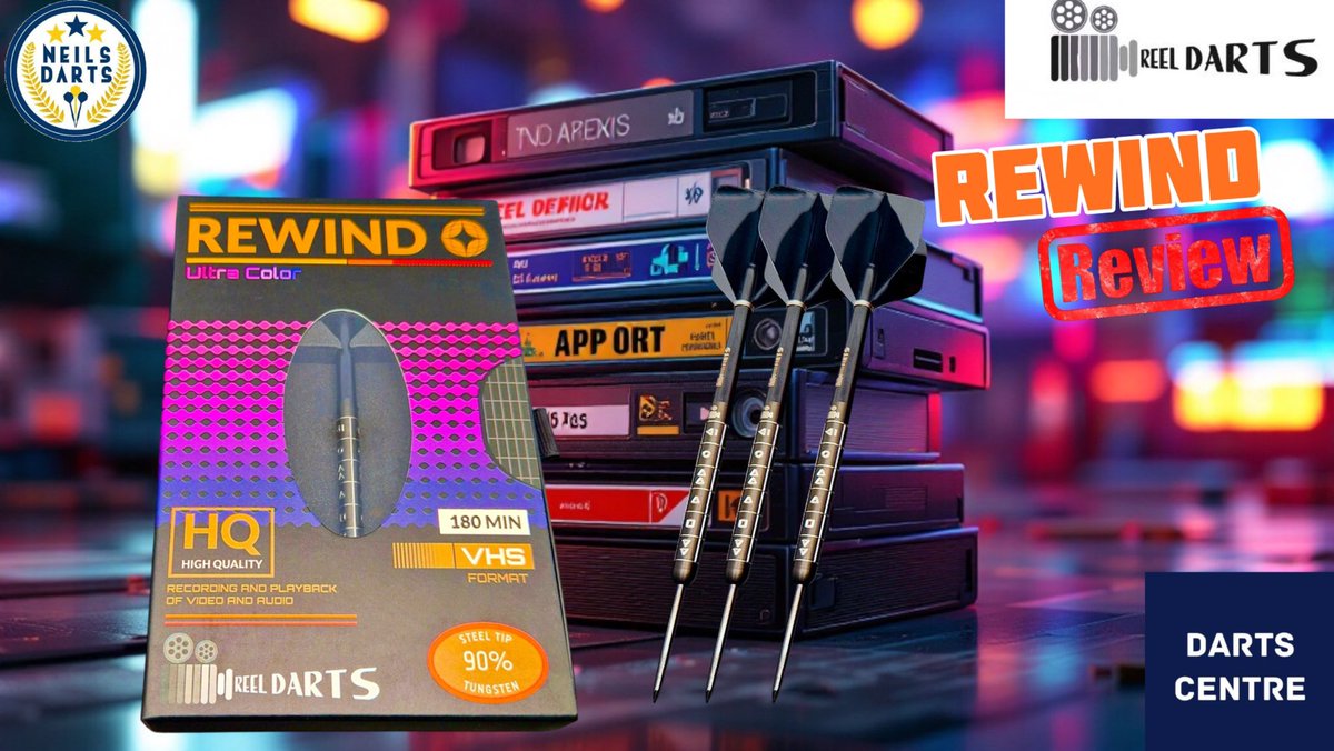 Neil’s Darts Review Channel (@neilsdarts) on Twitter photo REEL DARTS
Rewind Review
Blast from the past and full of memories when reviewing these
Video :
youtu.be/zi7i0CgcP6A
<a href="/ReelDarts/">Reel Darts (by Loxley)</a> <a href="/dartscentre_eu/">Darts Centre</a> <a href="/BlockbusterVHS_/">Blockbuster $VHS</a> <a href="/Retrovhs13/">RetroVHS</a> REEL DARTS
Rewind Review
Blast from the past and full of memories when reviewing these
Video :
youtu.be/zi7i0CgcP6A
<a href="/ReelDarts/">Reel Darts (by Loxley)</a> <a href="/dartscentre_eu/">Darts Centre</a> <a href="/BlockbusterVHS_/">Blockbuster $VHS</a> <a href="/Retrovhs13/">RetroVHS</a>