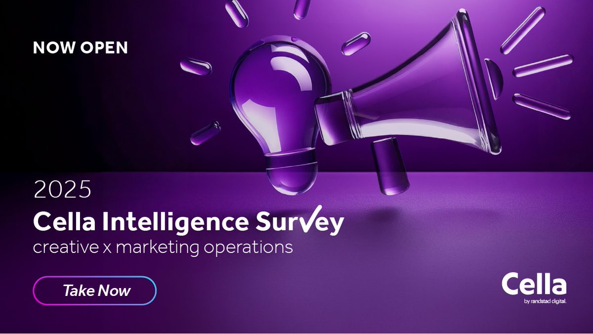 🚨 LAST CHANCE to make your voice heard! 🚨

The 2025 #Cella #Intelligence #Survey is coming to an end soon, and we need YOUR input to shape the future of the #marketing and #creative ops industry! 

➡️ bit.ly/4hSSGBw