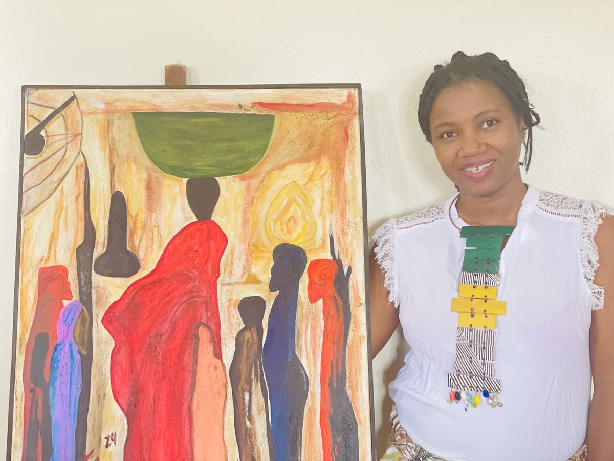 📢🔴 Cette semaine, <a href="/kozekilti/">koze kilti</a> vous invite à découvrir l'univers artistique de la peintre émergente Vanessa Saint-Val. 📅⏰ Rendez-vous sur <a href="/RFI/">RFI</a> samedi à 3h 30 PM. Reprise: Dimanche à 1h 10 PM &amp; 8h 30 PM.