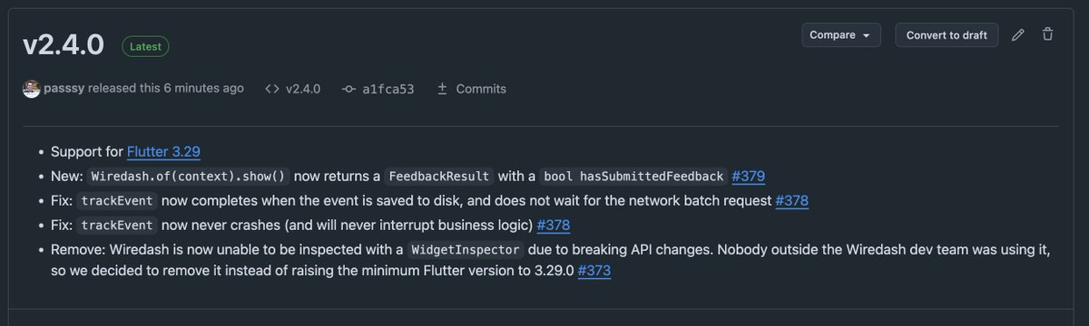 Wiredash tweet media