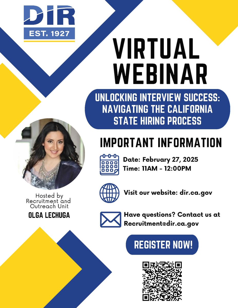DIR-LCO and Cal/OSHA are currently hiring for multiple positions. There is two upcoming webinars, feel free join to obtain more information!
#sacstate #publichealth #occupationalsafetyandhealth