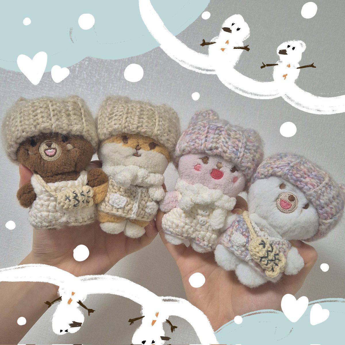 💛 데니멀즈 쁘띠멀즈 뜨개 옷 판매 🩷

#RT 추첨 (1명) 뜨개옷 세트 보내드립니다.ᐟ (반택 수령 가능한분/베이지 2중 택1)
〰️당발은 판매 폼 마감후〰️

🍀2월15일 15:00 ~ 2월17일 20:00
🍀선착특전 &amp; 럭키넘버 특전 🙆
🍀윗치폼:witchform.com/payform/?uuid=…

 #데이식스 #데니멀즈 #쁘띠멀즈 #뜨개 #옷