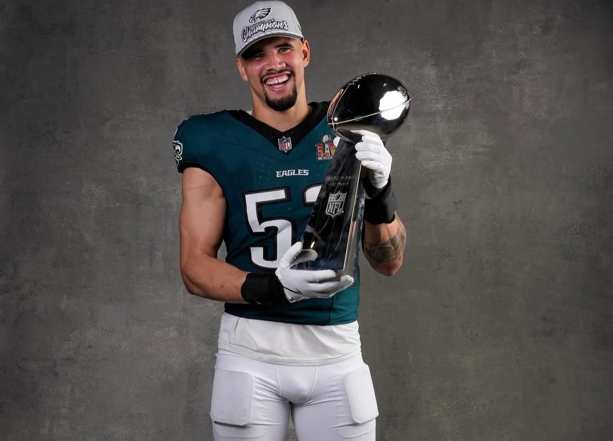 Zack Baun says he’s hoping he can re-sign with the #Eagles this off-season: “Hopefully it’s here. I love this place.”