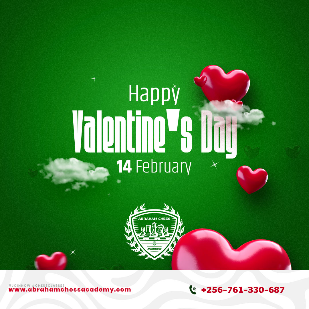 AbrahamChessA's tweet image. Make your next move with love this Valentine&apos;s Day! ♟️💚 Celebrate the power of strategy and connection at Abraham Chess Academy. ❤️✨ #AbrahamChessAcademy #ChessAndLove #StrategicMove