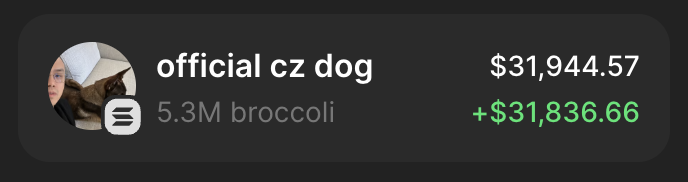A person who retweets, follows me will receive 100,000 #Broccoli  ($5,000) (yes, for real)