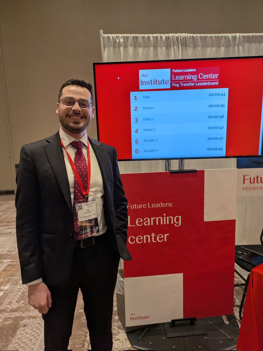 Kristen Kaiser, MD (@kristen_kaiser1) on Twitter photo <a href="/QaisAbuHasan/">Qais AbuHasan</a> leading the board for peg transfer strongly representing <a href="/IU_Surgery/">Indiana Surgery -Indiana Univ School of Medicine</a> #ASC2025 <a href="/QaisAbuHasan/">Qais AbuHasan</a> leading the board for peg transfer strongly representing <a href="/IU_Surgery/">Indiana Surgery -Indiana Univ School of Medicine</a> #ASC2025