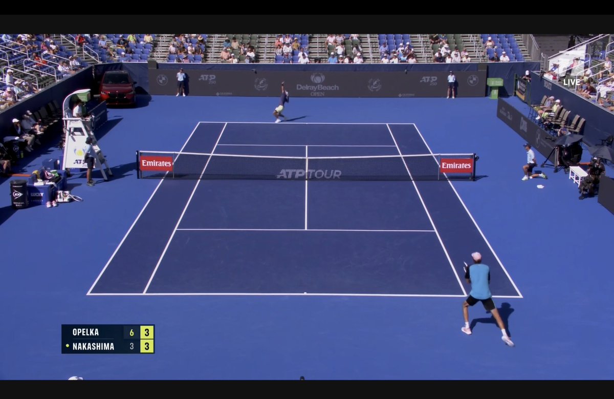 TCShowing's tweet image. No. Tennis Channel is showing Reilly Opelka vs. Brandon Nakashima instead of Diego Schwartzman's potential last ever match.