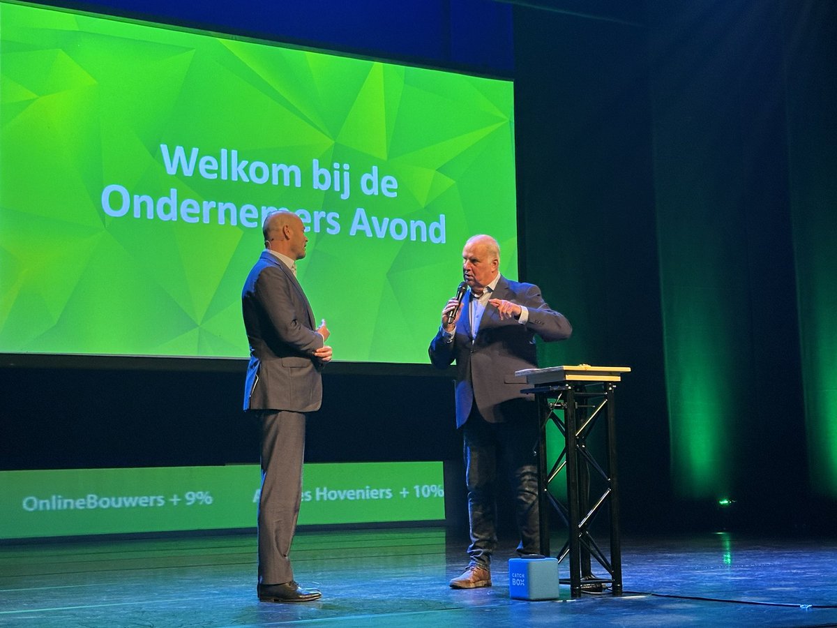 Vanavond in de Klinker de ondernemersavond met als special guest Mathijs Bouman die de goed gevulde zaal  zal meenemen in een economische analyse van o.a. Oost Groningen.