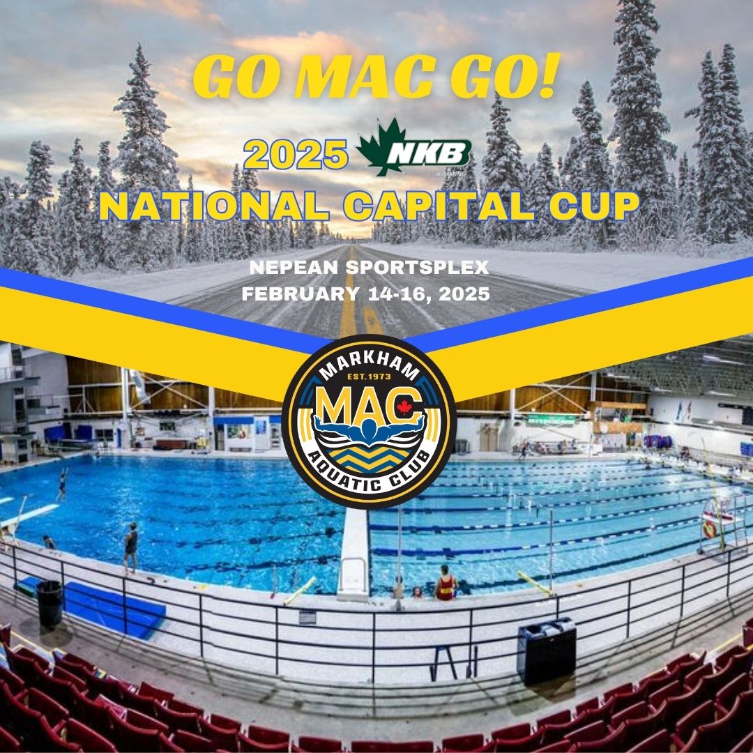 macswimclub's tweet photo. The fast weekend continues! Wishing the #MACarmy best of luck and speedy races in the 2025 NKB National Capital Cup this weekend!🔥 Safe travels to the families heading to Nepean! Thank you to @nkbswimming officials and volunteers for hosting this competition! ❤️ #gomacgo https://t.co/2UPwf4L8Fa