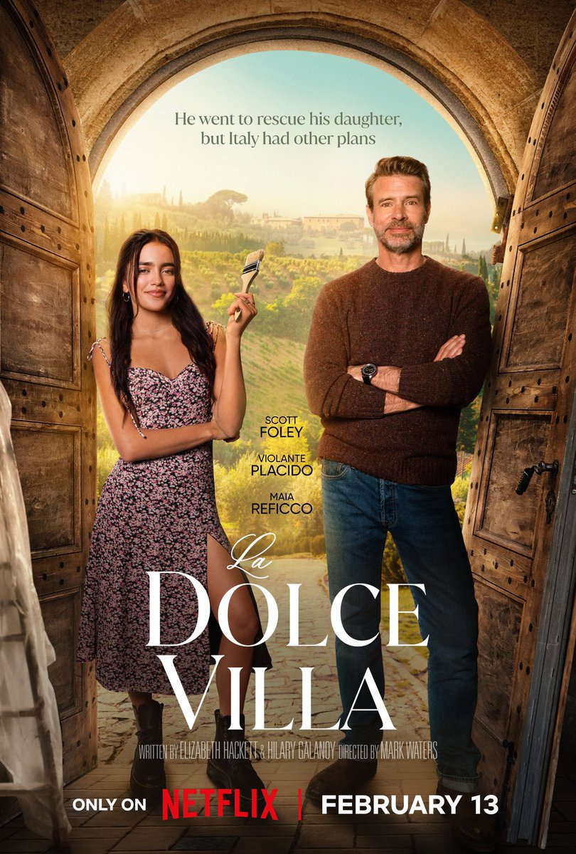 The_Ent_Factor's tweet photo. The romantic comedy LA DOLCE VILLA starring Scott Foley and Maia Reficco has premiered on Netflix. Trailer, images and poster here:

https://t.co/oiiBI4Ttq9

#ladolcevilla #romance #comedy #ValentinesDay #netflix #scottfoley #maiareficco #violanteplacido https://t.co/nJKkjDvGTE