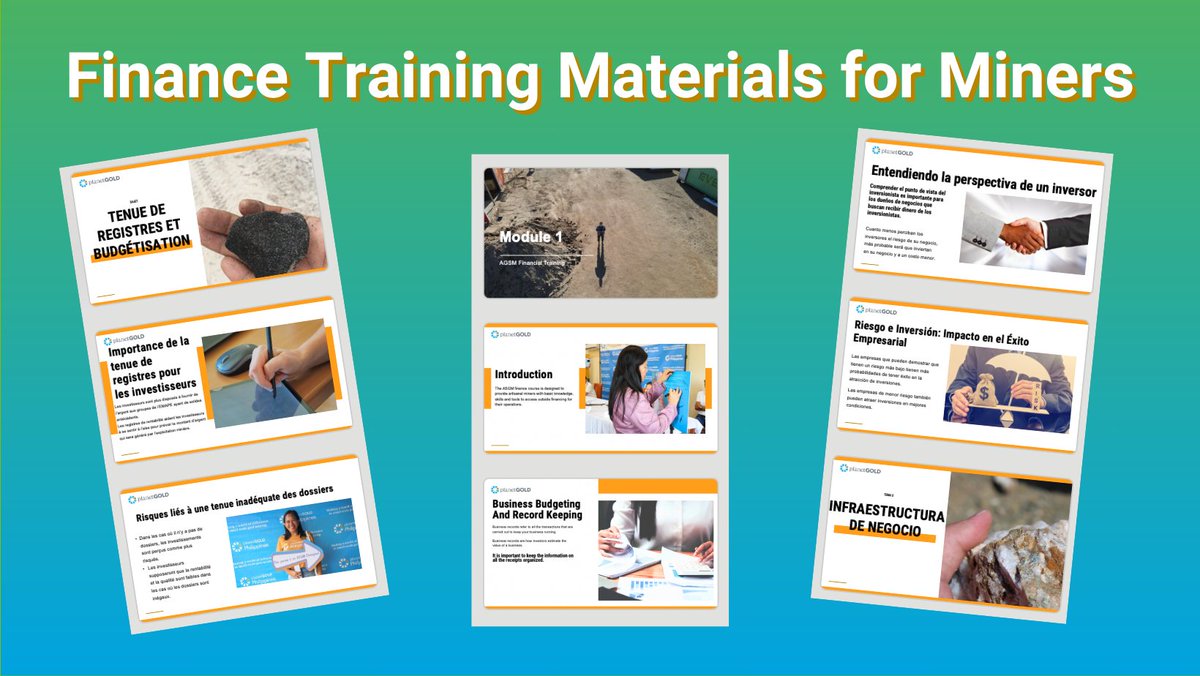 planetGOLD_org's tweet photo. 🌍💰 Looking for ways to strengthen financial management in the artisanal and small-scale gold mining sector?

🔗Explore the curriculum here: https://t.co/fzynmOwRYZ 

#planetGOLD #FinancialTraining #ASGM #ResponsibleMining https://t.co/nVE0dxSjyE