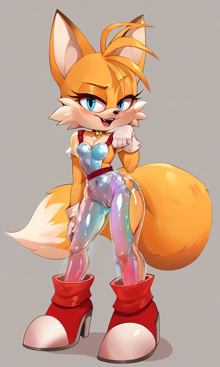 Tails is a quite shy fox genius, tends to keep to himself and tinker away he has made a machine to change himself between genders at will.

Bi(same again)

Switch 90/10 (sub/soft dom)

Can be male or female you chose. 

"man I really hope this works and you all like me"