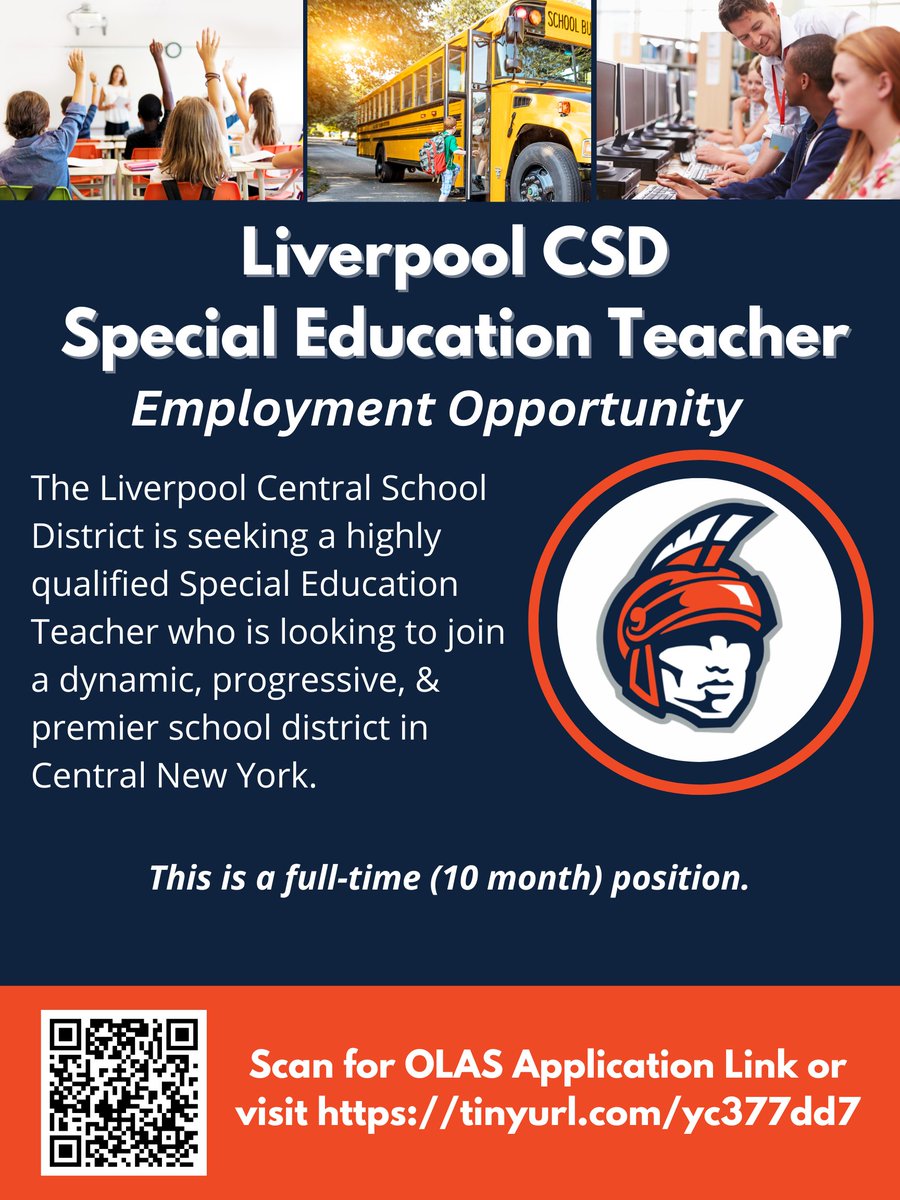 Check out the latest job postings for the Liverpool Central School District. Scan the QR codes for more information or visit the LCSD Web site at liverpool.k12.ny.us/departments/hu…