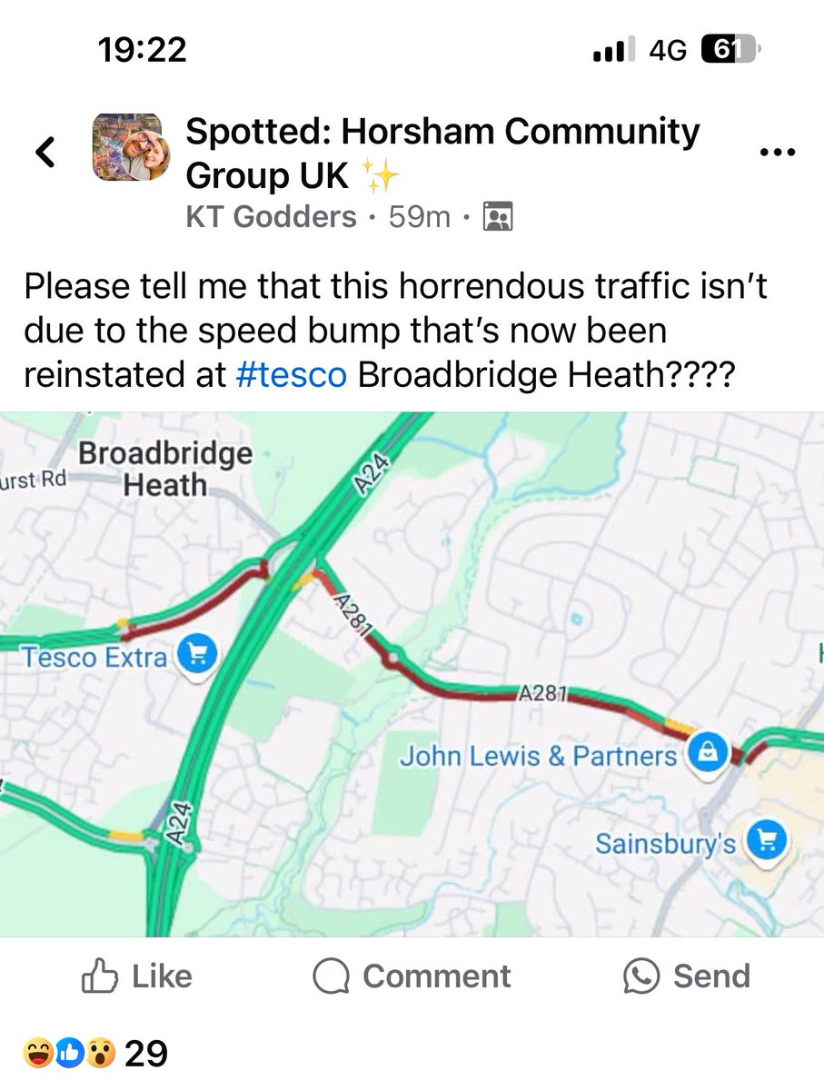 thesturitchie's tweet photo. @Tesco The speed bump was removed &amp; has now been put back again. This will almost certainly cost you business @Tesco BBH. https://t.co/bJoiMrWWkj