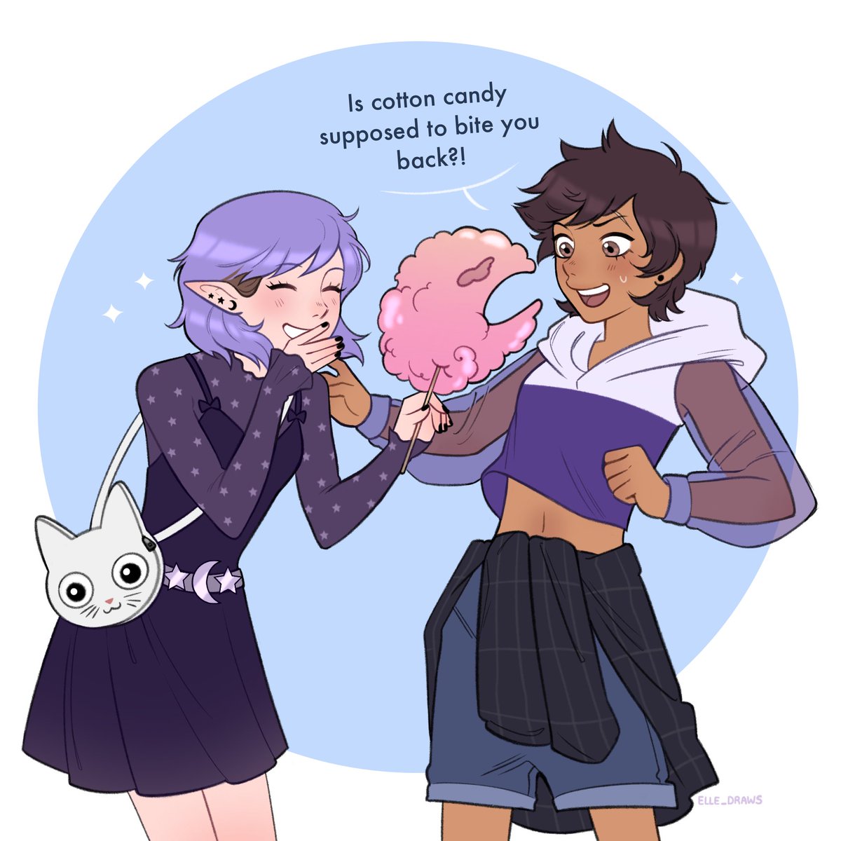 Elle_draws's tweet photo. Cotton Candy 🍭 #TheOwlHouse #Lumity #toh #fanart #AmityBlight #LuzNoceda https://t.co/VnIsSVP0Bu