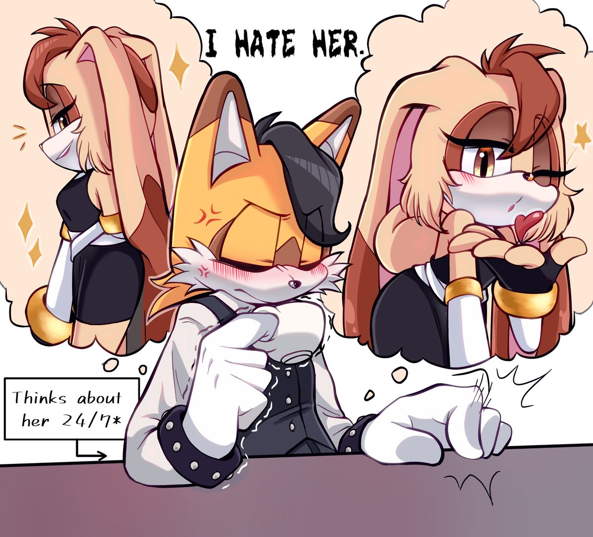 _Ra_Fox_'s tweet photo. Unclear feelings🙊

#TailsxCream #AntiTails #AntiCream #Taiream https://t.co/BX1GjFaDIp