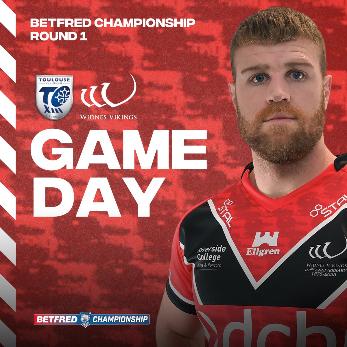 🏉 ITS GAMEDAY!

🆚 <a href="/TOXIII/">Toulouse Olympique</a>
🏟️ Stade Ernest Wallon
🕰️ 6pm Kick-Off (5pm GMT)
🏆 Championship R1

#VikingsForevermore