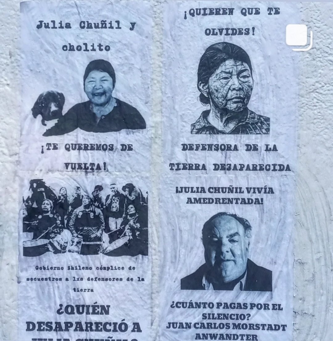 dondeestajulia's tweet photo. NO

Día 97

97 días desaparecida Julia Chuñil y su perro Cholito. Y en el reino, todo es silencio y complicidad https://t.co/sP9QWyTBjJ