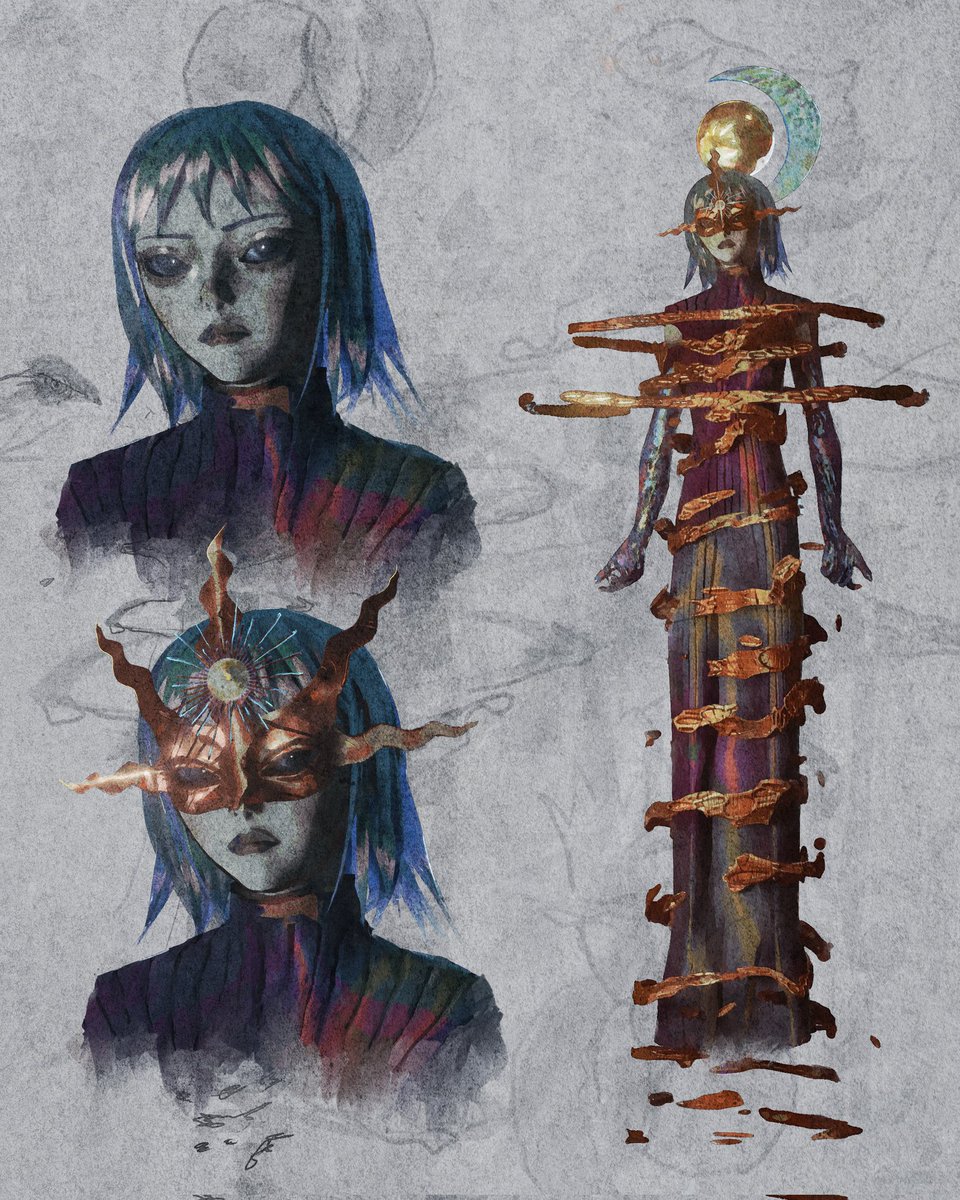 I enjoyed designing this character 🌑