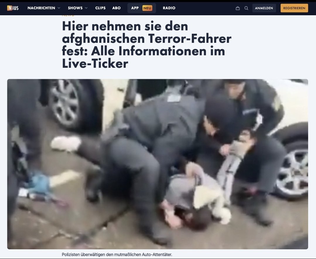 Traurig was in #Muenchen passiert ist, dass beweist mal wieder das Versagen der Migrationspolitik seit 2015. Wer am 23.92 immernoch hin geht und Links wählt ist eine gefahr für die Menschheit mein beileid liegt bei den Verletzten...

#AfDwaehlen 
#DeshalbAfD 
Am 23.02 AfD🇩🇪💙