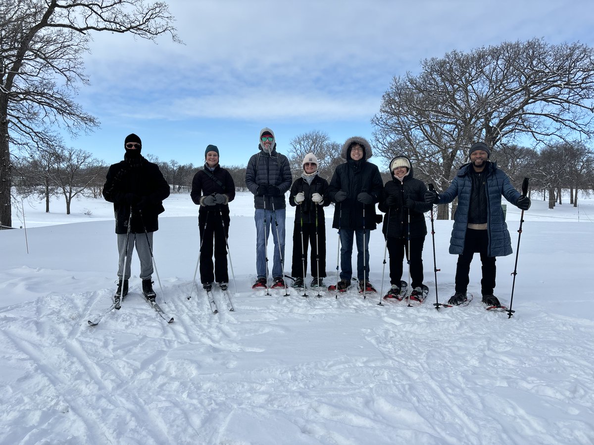 NDSU_ECS's tweet photo. 2025 ECS snowshoeing event at Edgewood! https://t.co/4FZNNSBXlG