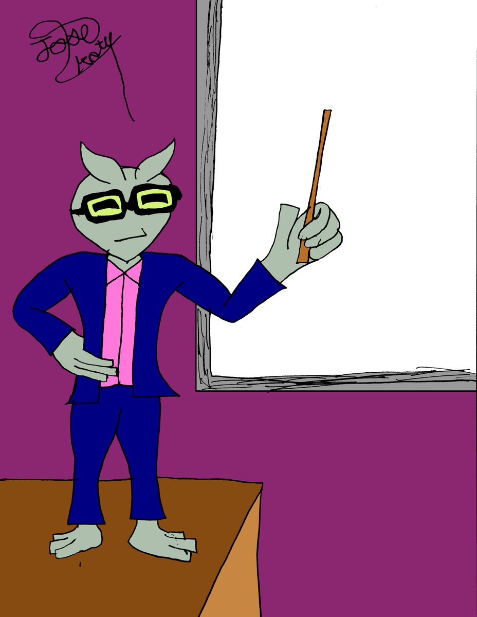 KotyJeWolferS's tweet photo. Dia 12: profesora
es hora de una pequeña clase
#SanValentrix2025 #Chaquetrixfanart #carnitrix #chambatrix #SATnitrix https://t.co/lwuBYNcocj