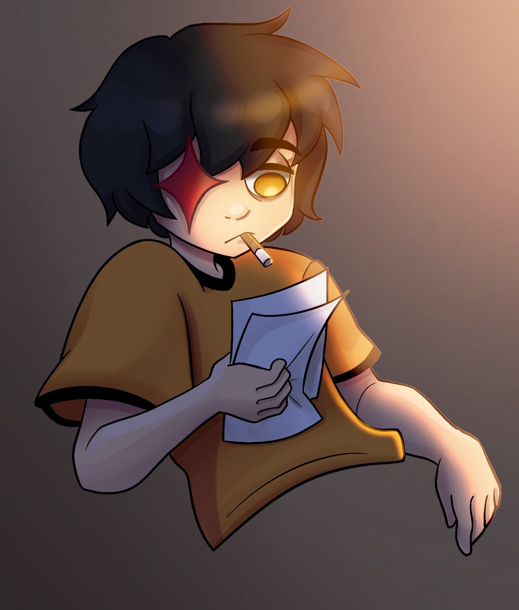 Adding lighting always makes a drawing look cool
Shoutout to <a href="/Amosfrfr/">𝖆𝖒𝖔𝖘</a> for the bust up commission opportunity! Thank you! :)
